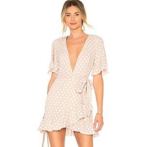 Majorelle Portia Polka Dot Wrap Dress